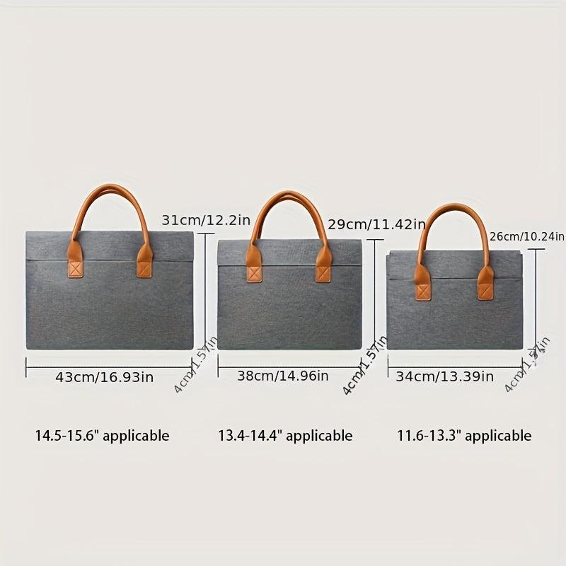 29 46 39 62 Cm Laptop Bag - Portable Shockproof Briefcase for Business