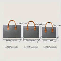 29 46 39 62 Cm Laptop Bag - Portable Shockproof Briefcase for Business