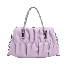 Fairy Cloud Pleated Crossbody Bag Ruched Shoulder Bag Women's Stylish Handbag