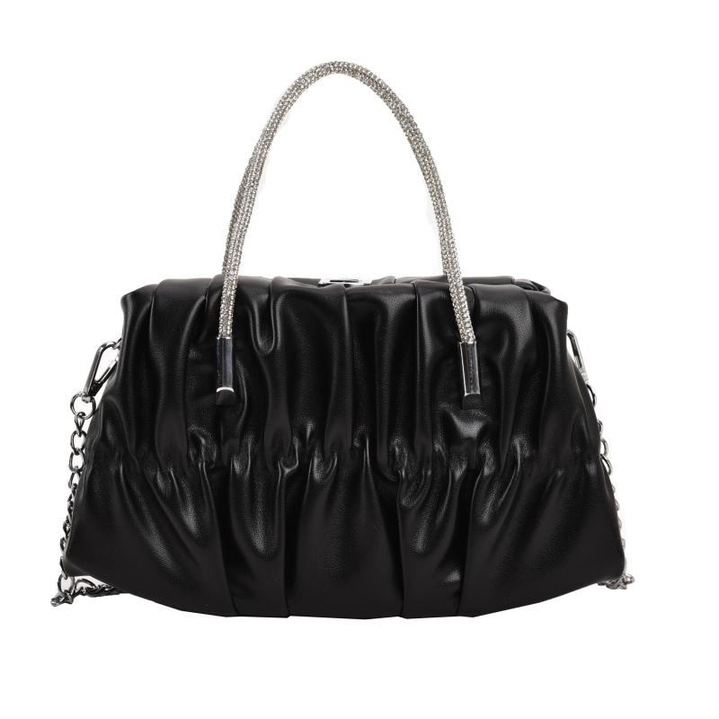 Fairy Cloud Pleated Crossbody Bag Ruched Shoulder Bag Women's Stylish Handbag