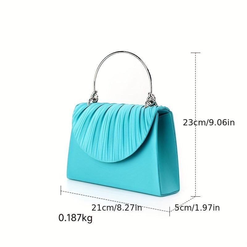 Flap Evening Handbag Formal Dinner Clutch Purse For Wedding Party