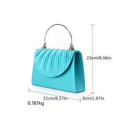 Flap Evening Handbag Formal Dinner Clutch Purse For Wedding Party