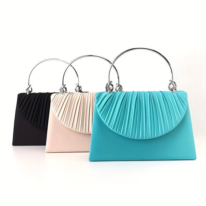 Flap Evening Handbag Formal Dinner Clutch Purse For Wedding Party