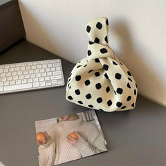 Flower Pattern Crochet Bag Women's Tote Handbags