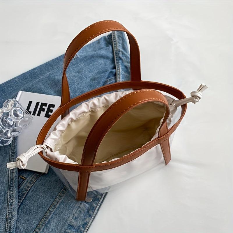 Transparent Jelly Bag For Women Summer Travel Beach Tote Bag