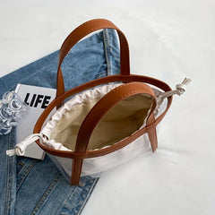 Transparent Jelly Bag For Women Summer Travel Beach Tote Bag
