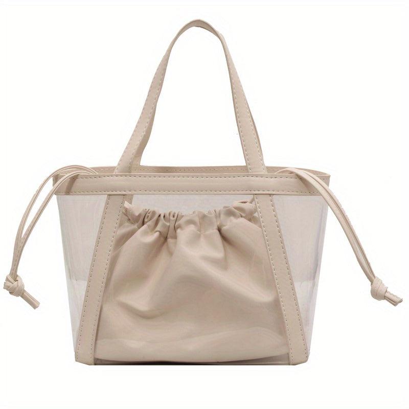Transparent Jelly Bag For Women Summer Travel Beach Tote Bag