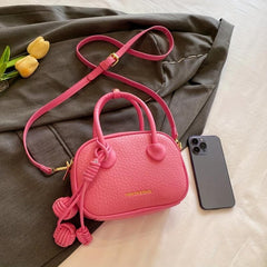 Small Niche Handbag Solid Crossbody Bag Shell Bag For Women