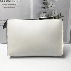 Colorblock Envelop Pattern Clutch Pouch Zipper Coin Purse