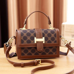 Geometric Pattern Square Handbag Shoulder Bag Purse
