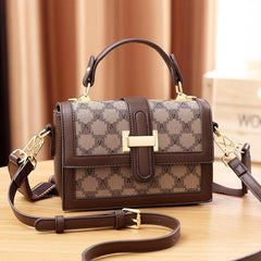 Geometric Pattern Square Handbag Shoulder Bag Purse
