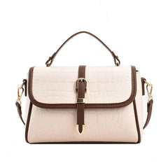 Crocodile Pattern Crossbody Bag Vintage Handbag & Shoulder Purse