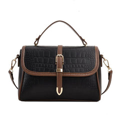 Crocodile Pattern Crossbody Bag Vintage Handbag & Shoulder Purse