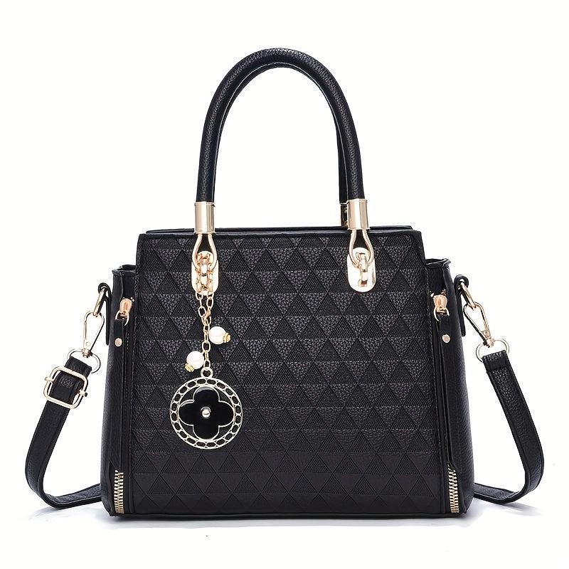 Geometric Pattern Shoulder Bag Stylish Crossbody Bag