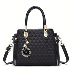 Geometric Pattern Shoulder Bag Stylish Crossbody Bag