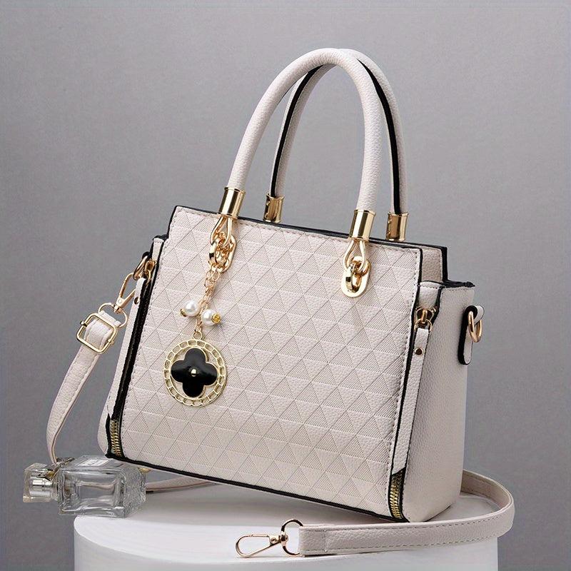 Geometric Pattern Shoulder Bag Stylish Crossbody Bag