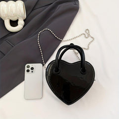 Heart Shaped Crossbody Tote Bag Women's Handbag & Shoulder Purse