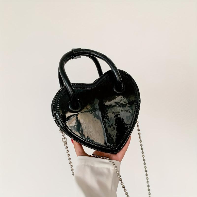 Heart Shaped Crossbody Tote Bag Women's Handbag & Shoulder Purse