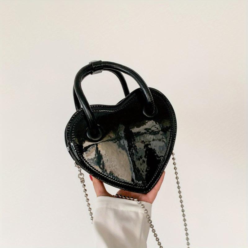 Heart Shaped Crossbody Tote Bag Women's Handbag & Shoulder Purse