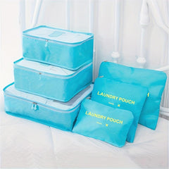 6 PCS Travel Storage Bag Sets Dustproof Organizer Clothes Bags
