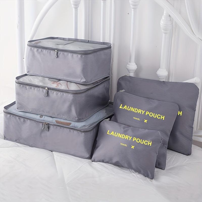 6 PCS Travel Storage Bag Sets Dustproof Organizer Clothes Bags