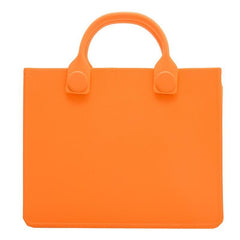 Minimalist Solid Satchel Bag Versatile Storage Handbag Lightweight Beach Bag