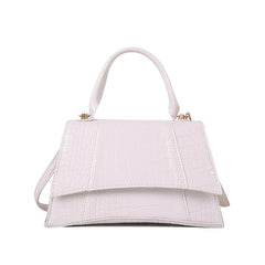 Crocodile Pattern Handbag Top Handle Purse Women's Crossbody Bag