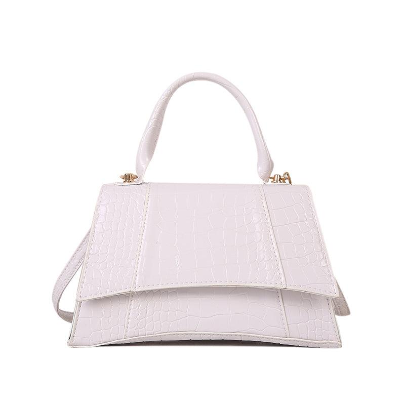 Crocodile Pattern Handbag Top Handle Purse Women's Crossbody Bag