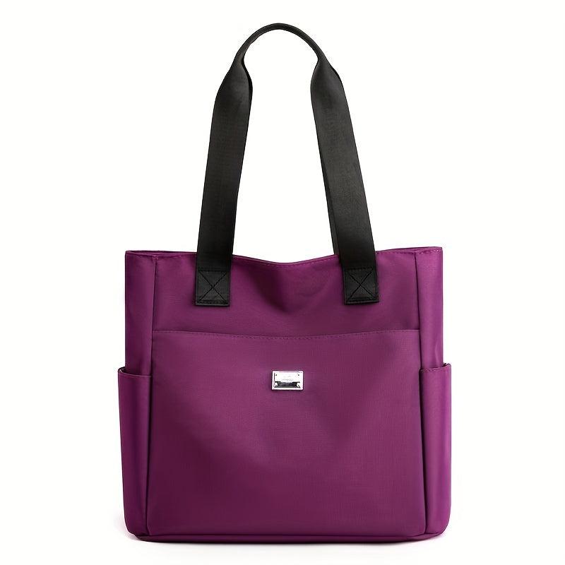 Nylon Tote Bag Large Capacity Shoulder Bag for Going Out