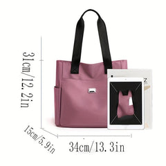Nylon Tote Bag Large Capacity Shoulder Bag for Going Out