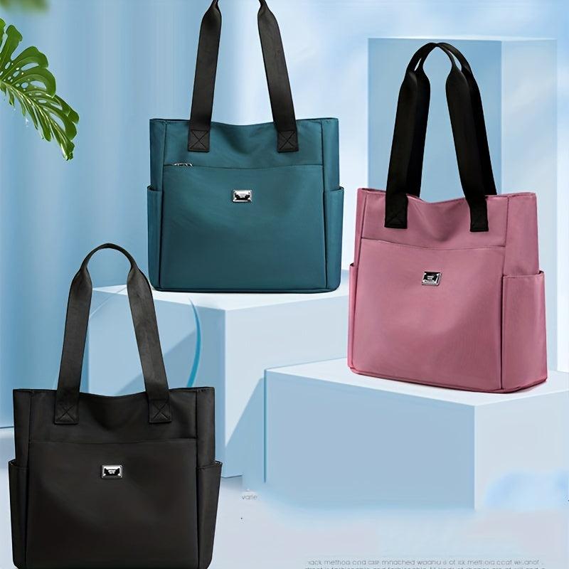 Nylon Tote Bag Large Capacity Shoulder Bag for Going Out