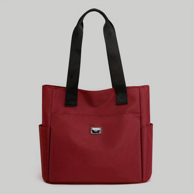 Nylon Tote Bag Large Capacity Shoulder Bag for Going Out