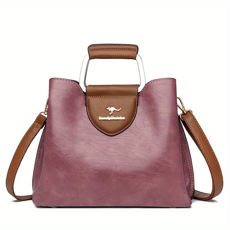Retro Style Handbag Women's Satchel Purse Crossbody Bag Office Work