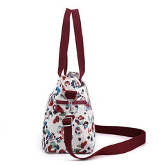 Floral Pattern Tote Bag Large Capacity Handbag for School & Commute