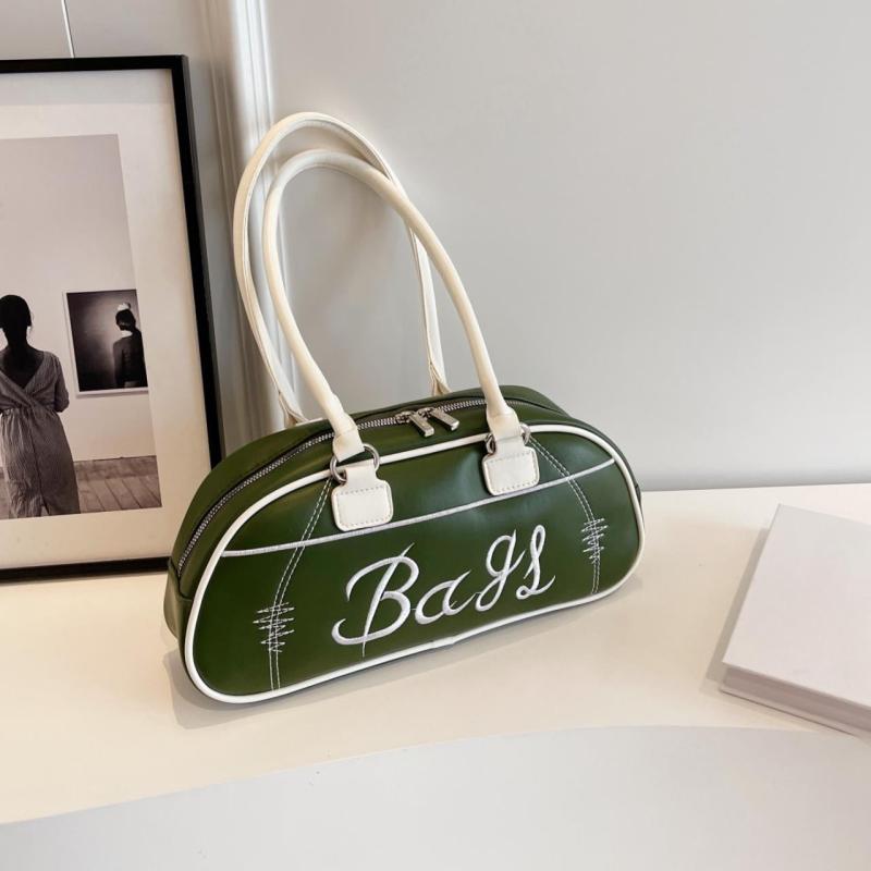 Vintage Letter Graphic Bag Women's Grunge Handbag