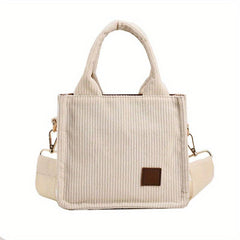 Mini Striped Satchel Tote Bag Lightweight Crossbody Bag