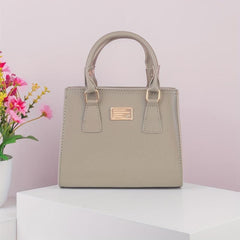 Classic Minimalist Solid Satchel Bag All Match Shoulder Bag Handbag