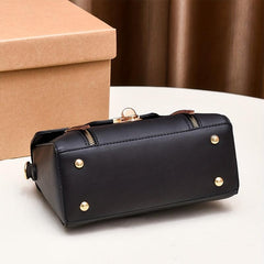 Classic Crocodile Embossed Satchel Bag