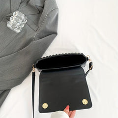 Textured Crossbody Bag Classic Shoulder Purse