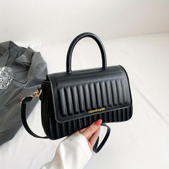 Textured Crossbody Bag Classic Shoulder Purse