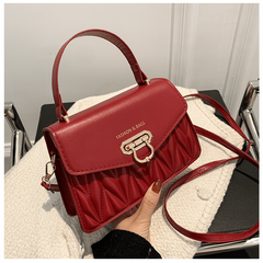 Rhombus Quilted Crossbody Handbag for Women Flap Purse