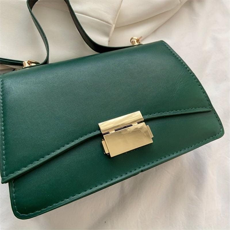 Stylish Crossbody Bag with Buckle Decor