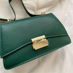 Stylish Crossbody Bag with Buckle Decor