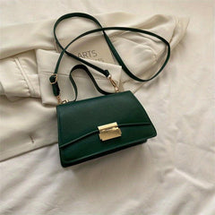 Stylish Crossbody Bag with Buckle Decor