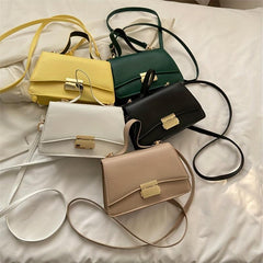 Stylish Crossbody Bag with Buckle Decor