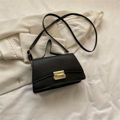 Stylish Crossbody Bag with Buckle Decor