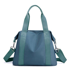 Large Capacity Portable Double Handle Handbag Bag Waterproof Nylon Stylish