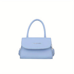 Mini Letter Graphic Handbag Top Handle Square Purse Crossbody Bag
