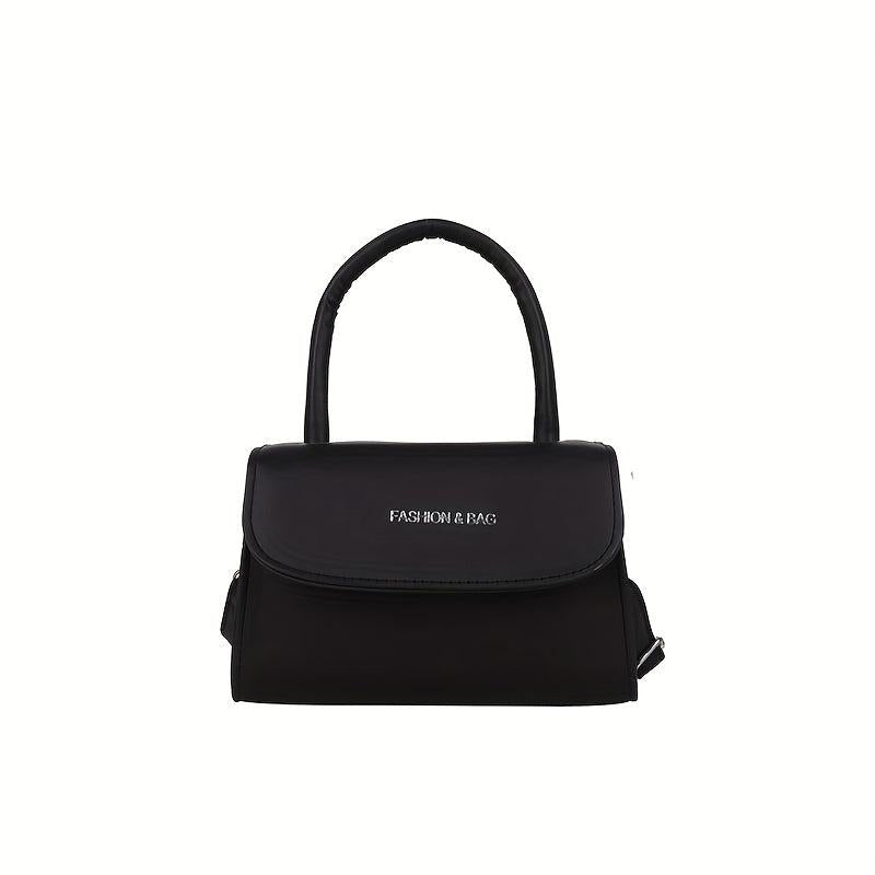 Mini Letter Graphic Handbag Top Handle Square Purse Crossbody Bag
