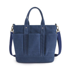 Solid Canvas Tote Bag Handbag Reusable Shopping Bags